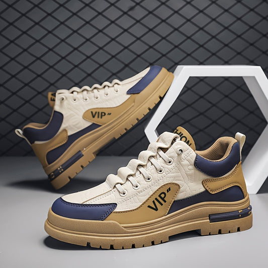 Men's Trendy Versatile Skate Shoes, Wear-resistant Anti-skid Slip On Shoes For Outdoor Casual, Men's Street Footwear