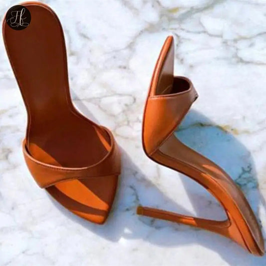 HOT SALE SUMMER SLIDES STILETTO PUMPS