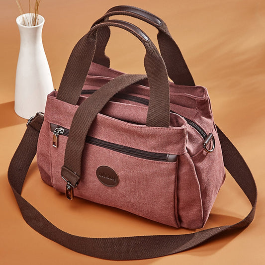 Womens Bags Casual Totes Solid Color Canvas Shoulder Messenger Bags Student School Travel Handbags Bolsos Hombre Bags For Women